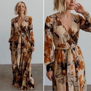 Baltic Born Lydia Maxi Dress in Camel